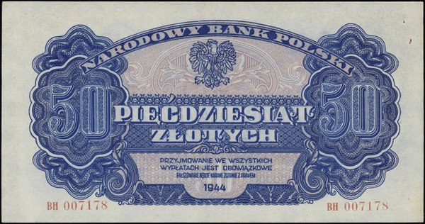 50 złotych, 1944