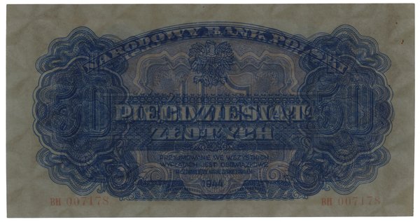 50 złotych, 1944