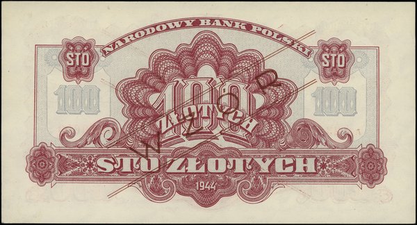 100 złotych, 1944