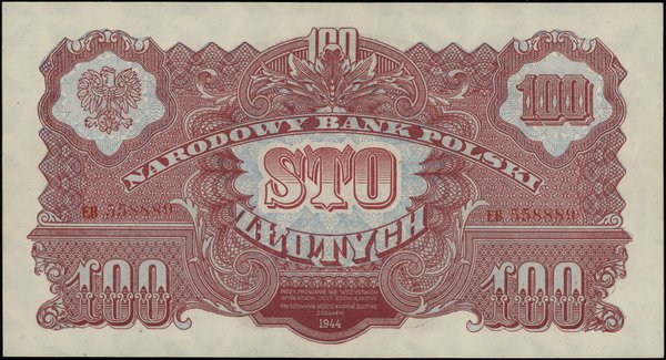 100 złotych, 1944