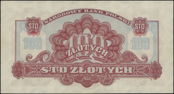 100 złotych, 1944