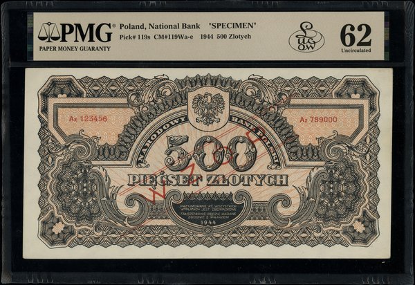 500 złotych, 1944