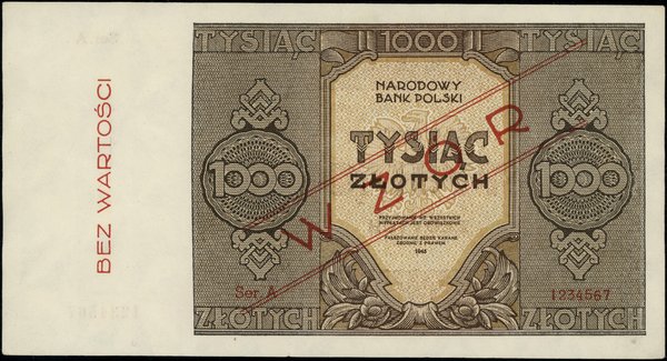 1.000 złotych, 1945