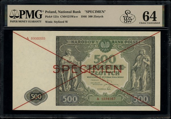 500 złotych, 15.01.1946