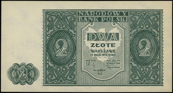 2 złote, 15.05.1946