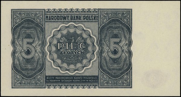 5 złotych, 15.05.1946