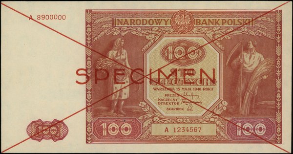 100 złotych, 15.05.1946