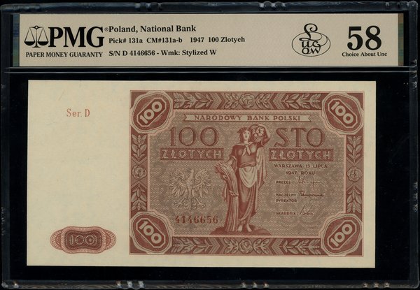 100 złotych, 15.07.1947