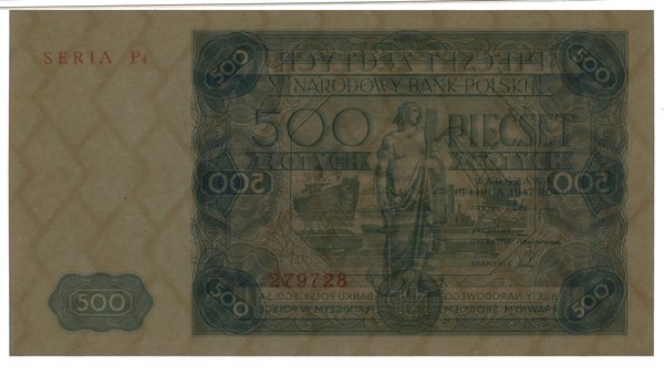 500 złotych, 15.07.1947