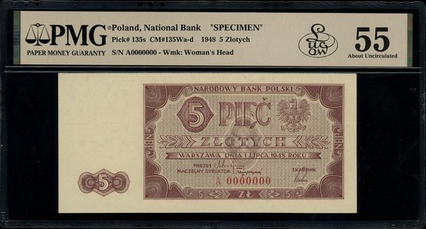 5 złotych, 1.07.1948