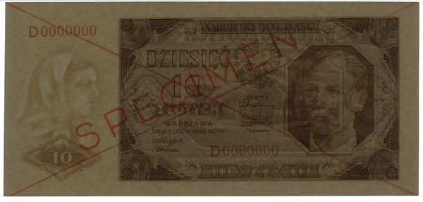 10 złotych, 1.07.1948