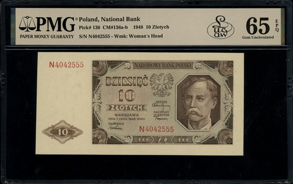 10 złotych, 1.07.1948