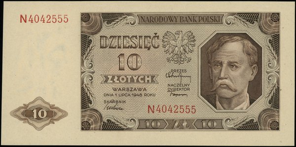 10 złotych, 1.07.1948