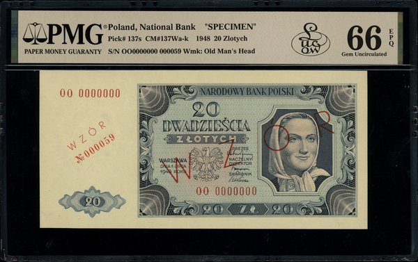 20 złotych, 1.07.1948