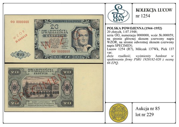 20 złotych, 1.07.1948