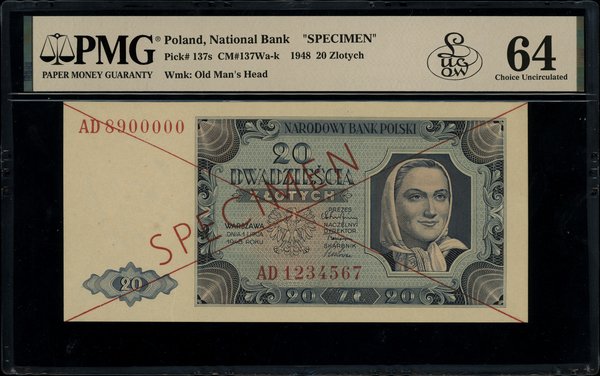 20 złotych, 1.07.1948