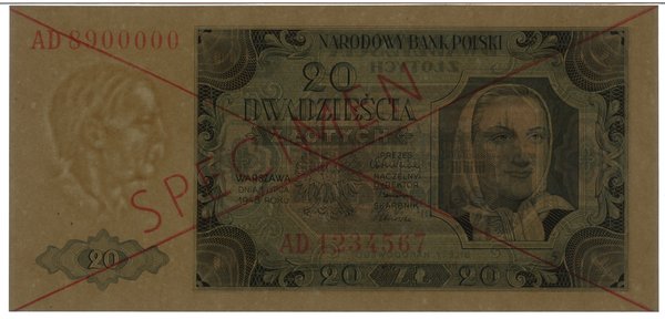 20 złotych, 1.07.1948