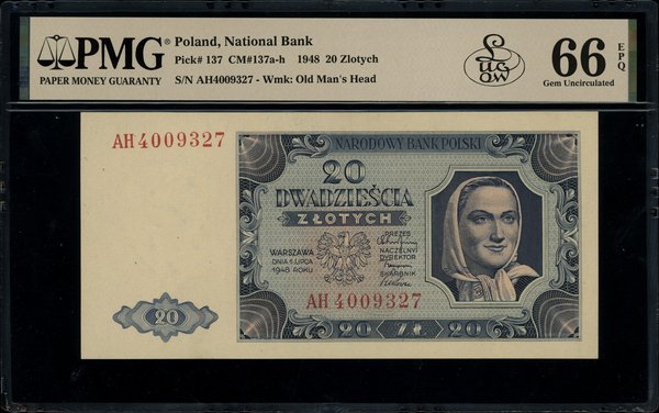 20 złotych, 1.07.1948