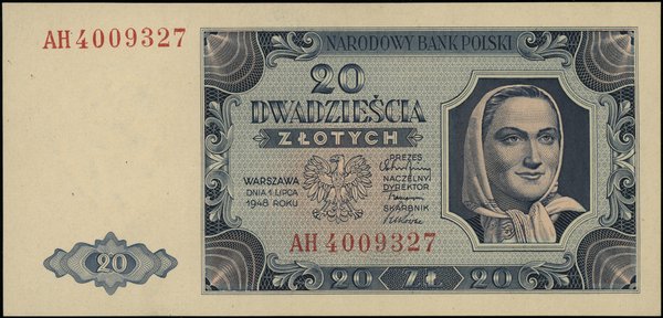 20 złotych, 1.07.1948