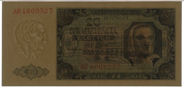 20 złotych, 1.07.1948