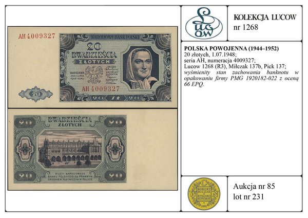 20 złotych, 1.07.1948