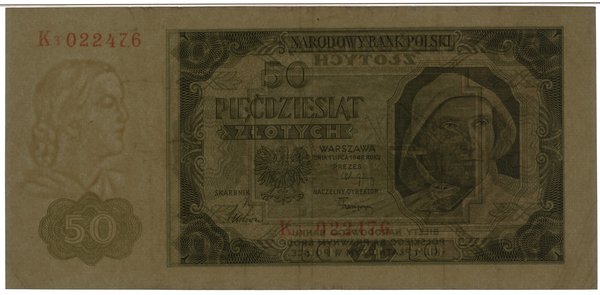 50 złotych, 1.07.1948