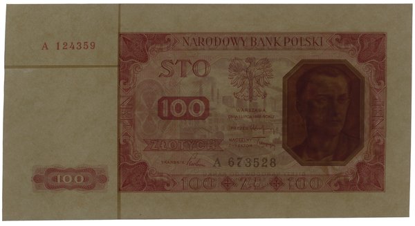 100 złotych, 1.07.1948