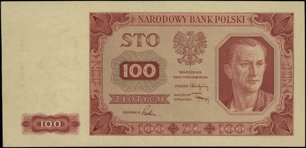 100 złotych, 1.07.1948