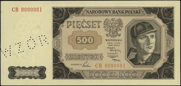 500 złotych, 1.07.1948