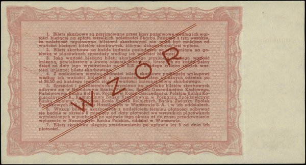 Bilet skarbowy Ministerstwa Skarbu na 5.000 złotych, 1946