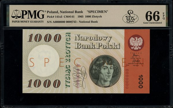 1.000 złotych, 29.10.1965