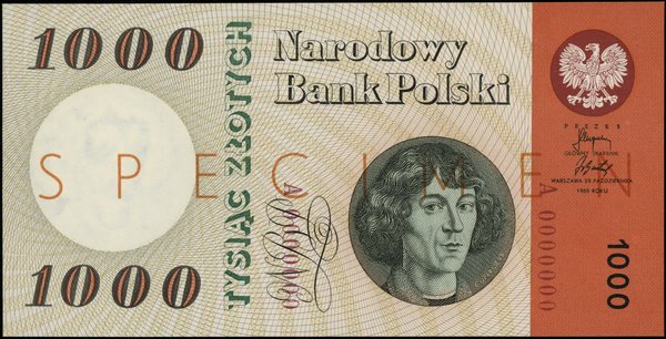 1.000 złotych, 29.10.1965