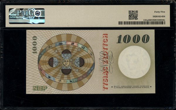 1.000 złotych, 29.10.1965