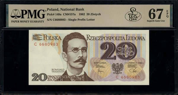 20 złotych, 1.06.1982