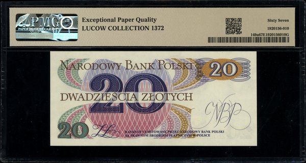 20 złotych, 1.06.1982