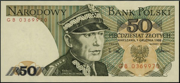 50 złotych, 1.12.1988