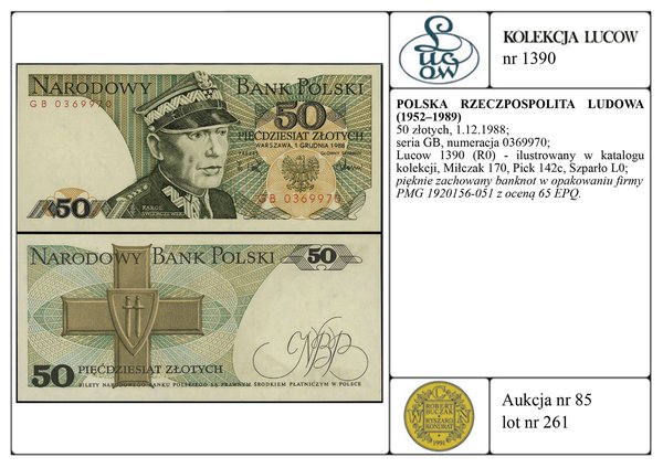 50 złotych, 1.12.1988