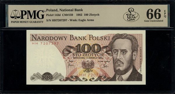 100 złotych, 1.06.1982