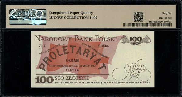 100 złotych, 1.06.1982