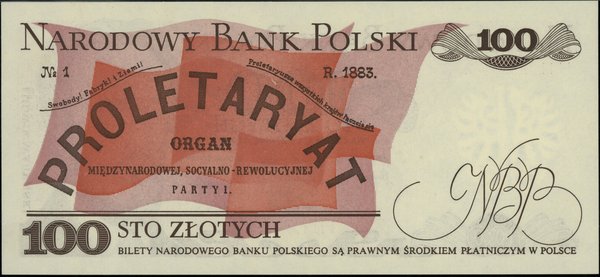 100 złotych, 1.06.1982