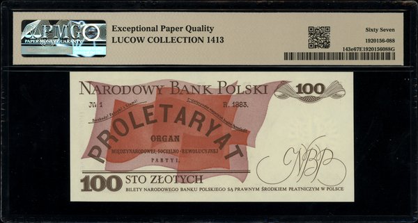 100 złotych, 1.06.1986