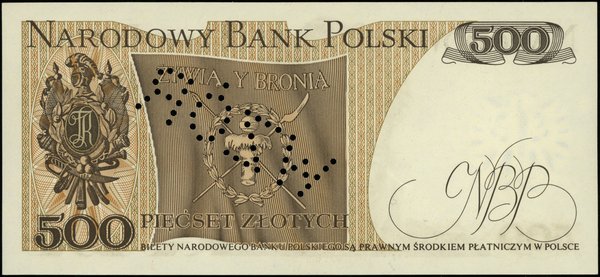 500 złotych, 16.12.1974