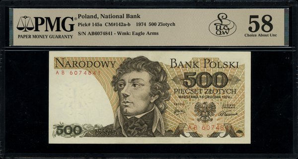 500 złotych, 16.12.1974