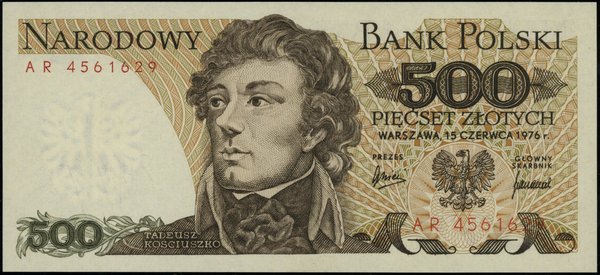 500 złotych, 15.06.1976