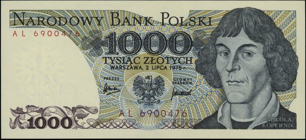 1.000 złotych, 2.07.1975