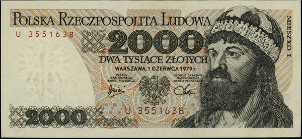 2 000 złotych, 1.06.1979