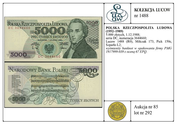 5.000 złotych, 1.12.1988