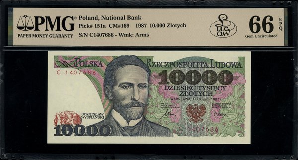 10.000 złotych, 1.02.1987