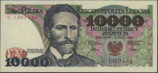 10.000 złotych, 1.02.1987