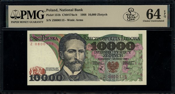 10.000 złotych, 1.12.1988